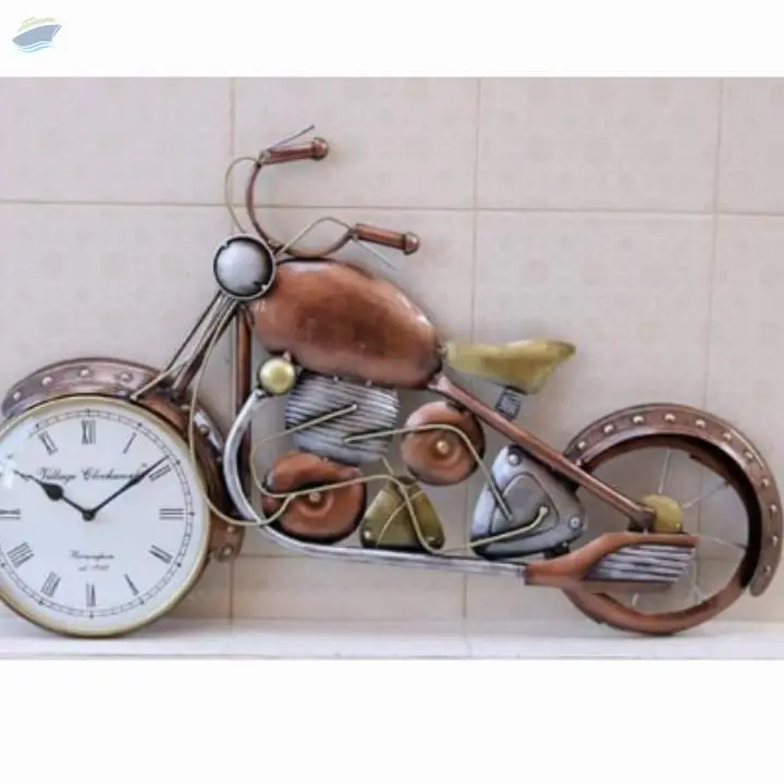 Iron Wall Clock Bike