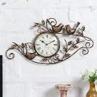 Bird Metal Wall Hanging Clock