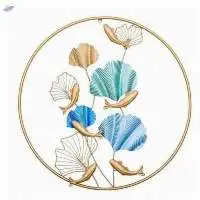 Metal Round Wall Hanging Art
