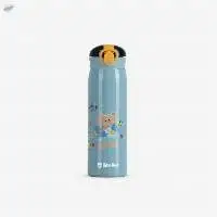 Convenient Straw Stainless Steel Water Bottle