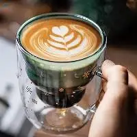 450ml Doulbe Wall Glass With Handle