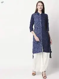 Velvet Colour Rayon Fabric Kurti