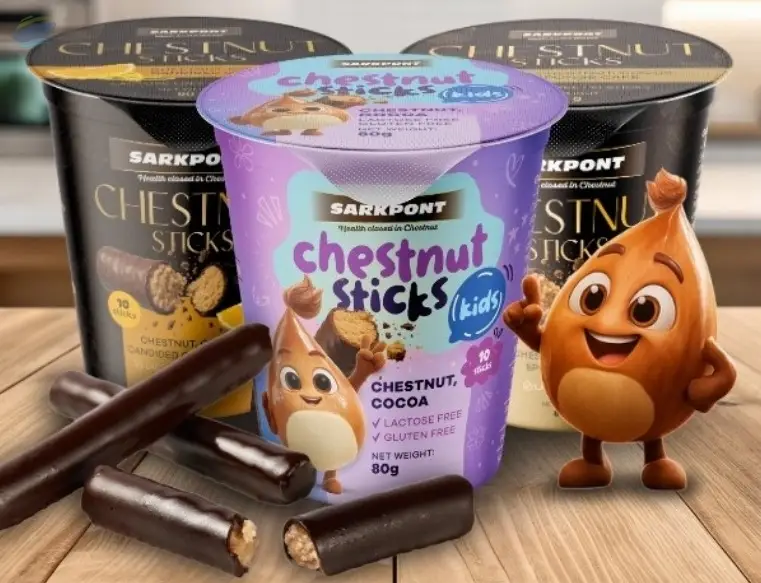 Frozen Chestnut Dessert Sticks