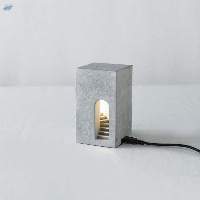 Cuboid Artificialstone Home Decor Lamp