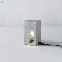 Cuboid Artificialstone Home Decor Lamp