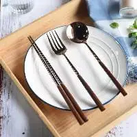 Wooden Handle Spoon | 304 Stainless