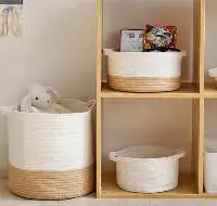Cotton Rope Storage Baskets