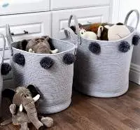 Cotton Rope Storage Baskets