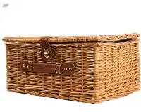 Willow Wicker Picnic Basket Storage ECO Friendly
