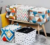Foldable Oxford Cloth Storage Organizer Baskets