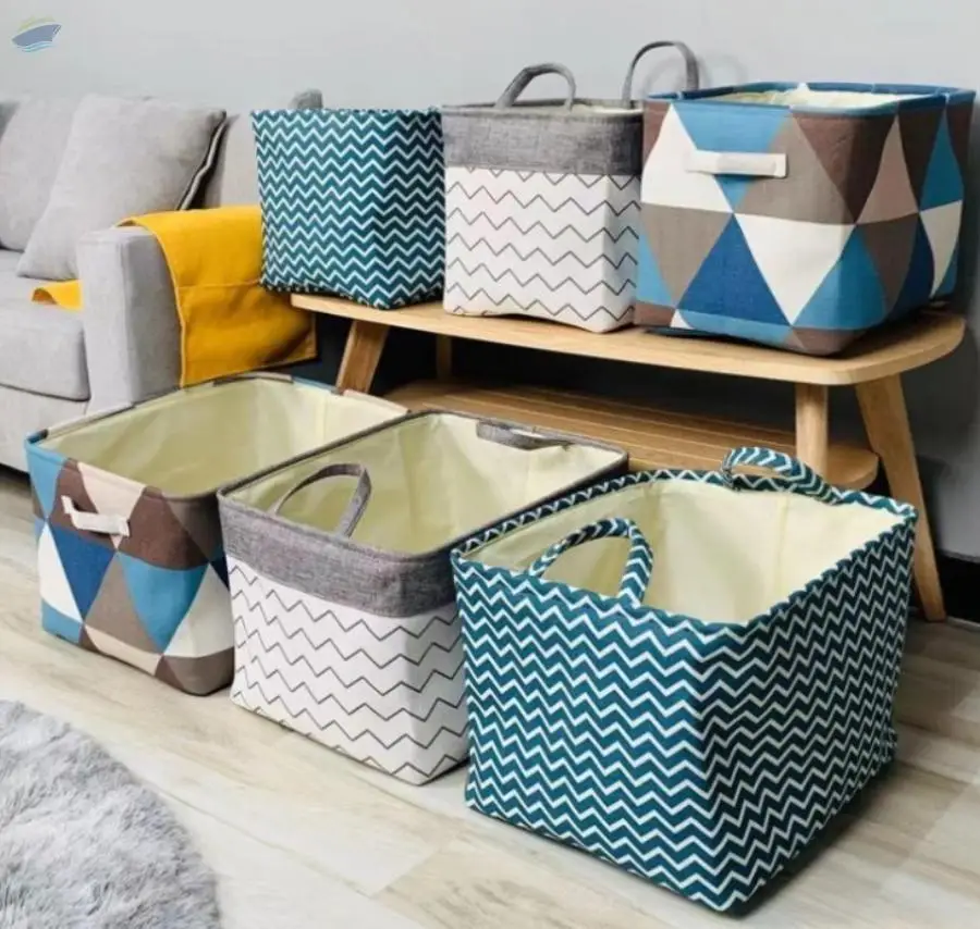 Foldable Oxford Cloth Storage Organizer Baskets
