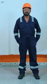 Flame Resistant (FR) Industrial Safety Coverall