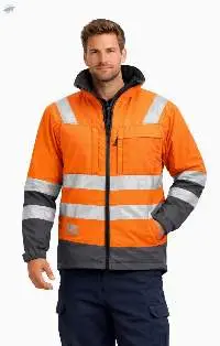 High Visibility Insulated Safety Winter Jacket