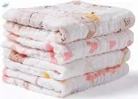 Organic baby muslin fabric
