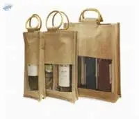 Bottle Carrier Jute Bag