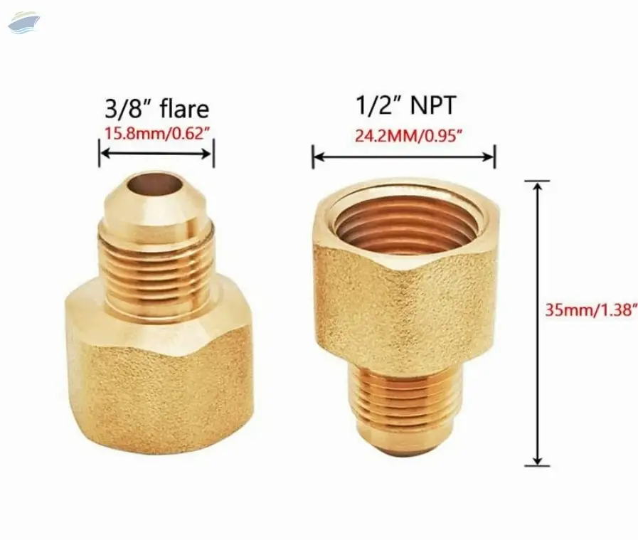 Brass Flare Fittings CW614N
