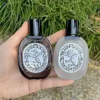 Glass Perfume Spray Bottle + Logo Sticker