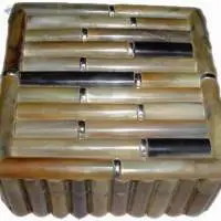 Horn Inlay Jar & Boxes