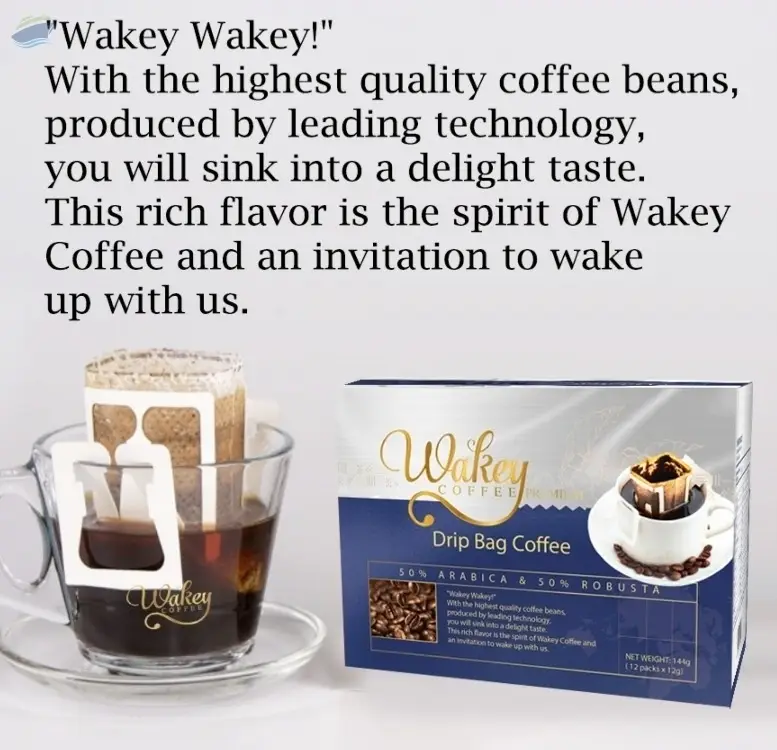 Wakey Drip Bag Coffee (black coffee) - Special