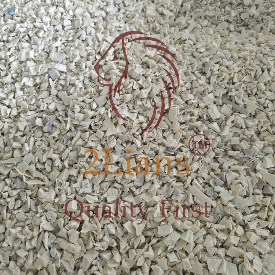 PVC Sheet Regrind Pir Light Grey