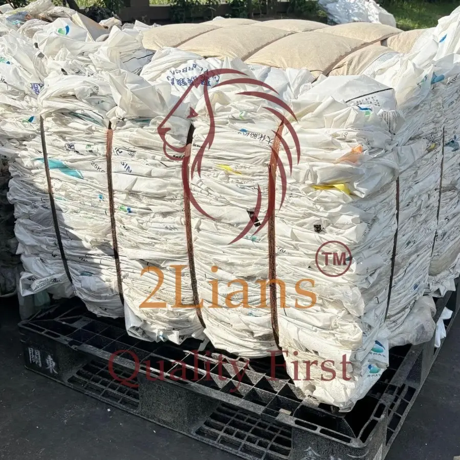 HDPE Woven Bag On Bales White With Printed
