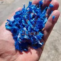 HDPE Drum Regrind Blue Color Plastic Scrap