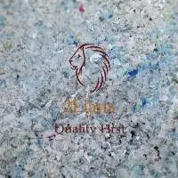 PET Bottle Flake Clear & Blue For Sales