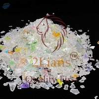 PET Flakes Hotwashed From Oil Bottles