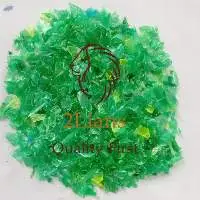 PET Flakes Green Mixed Yellow Hot Washed
