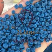 HDPE Recycled Pellets Blue Color