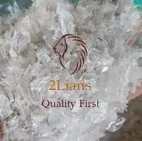 PET Bottle Flakes Clear and Blue