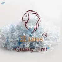 PET Flakes Clear & Blue