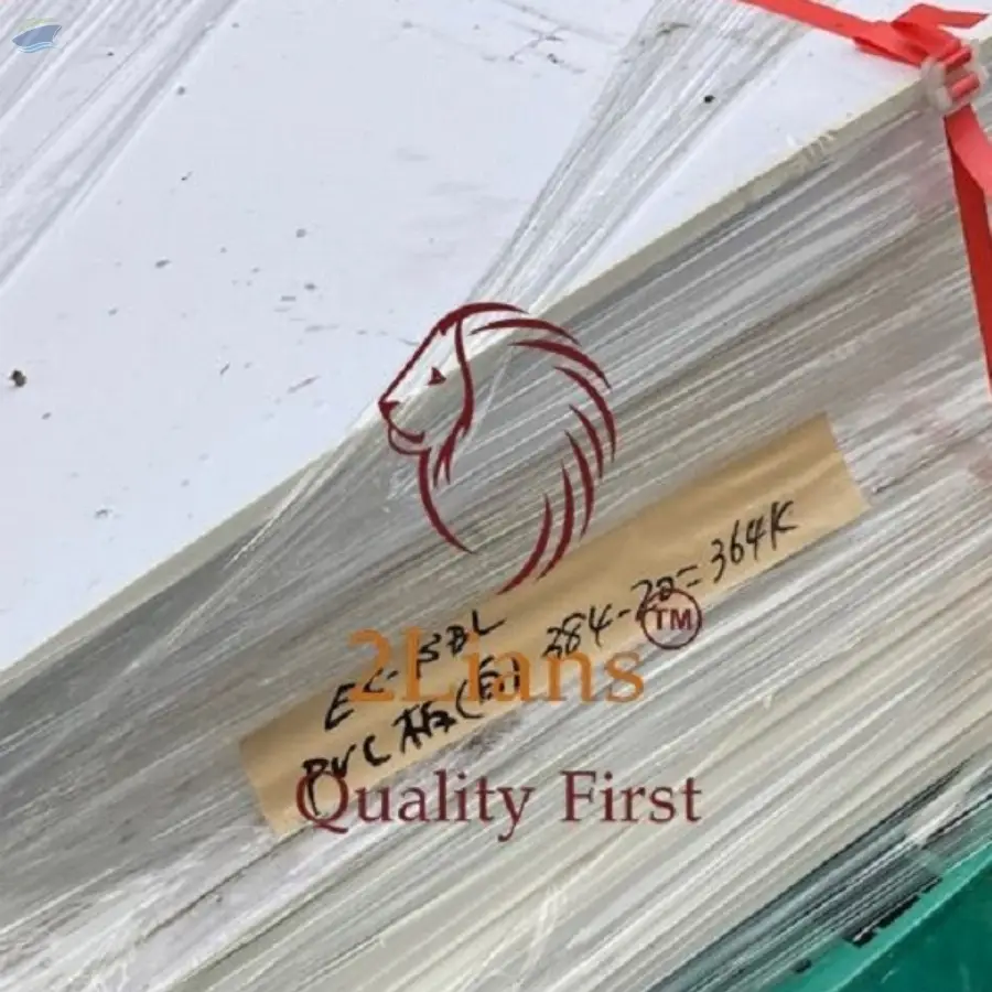 PVC  Sheet Ivory & Grey