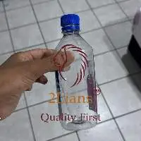 PET bottles on bales clear & with labels