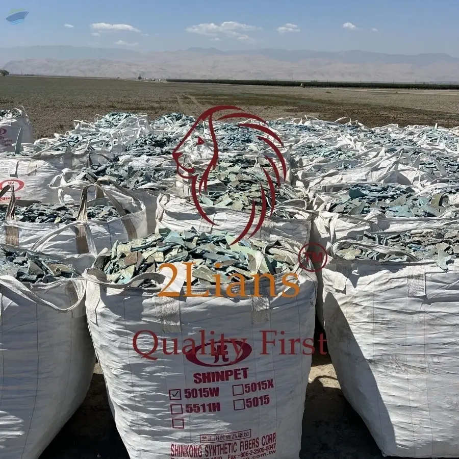 PVC Pipe Shredded  Yellow, Blue, White
