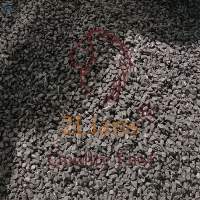 PVC Repro Pellet From Wire Cable Skin Dark Grey