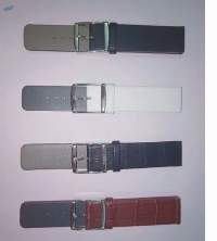 Leather Slim Watch Strap