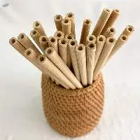 Carbonized Bamboo Straw