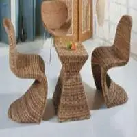Poly Rattan Coffee Set