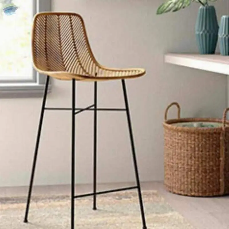 Natural Rattan Bar Stools