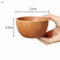 Wooden Rice Bowl (12 x 5.6cm)