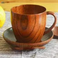 Wooden Coffee Cup