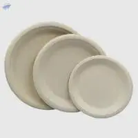 Round Plate Biodegradables Tableware