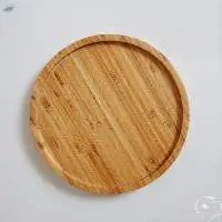 Logo Customize Bamboo Wooden Serving Round Tray