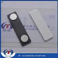 Badge Magnets With 2 Disc Neodymium Magnets
