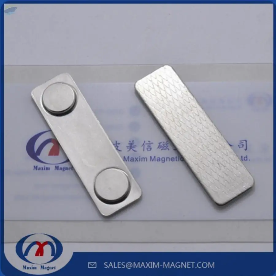 Magnetic Name Badge Iron Type With Magnet