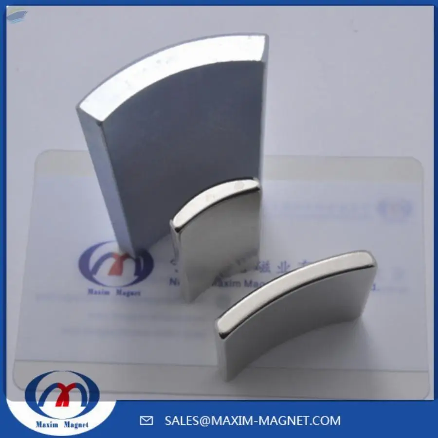 Arc Shaped Magnets For Electric Motors