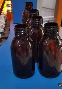 125 ml PET Amber Next To Oven