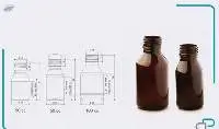 Amber PET 50 Cc 60 Cc 100 Cc