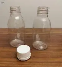 Clear PET 125 Ml With White Cap
